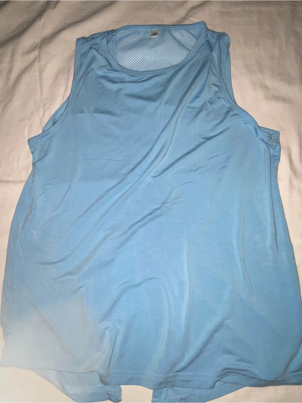 Athletic Works Light Blue DriWorks Racerback Tank - Picture 11 of 16